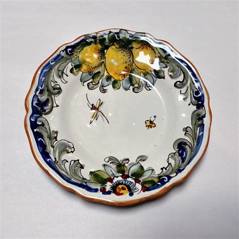 italian pottery salad plate